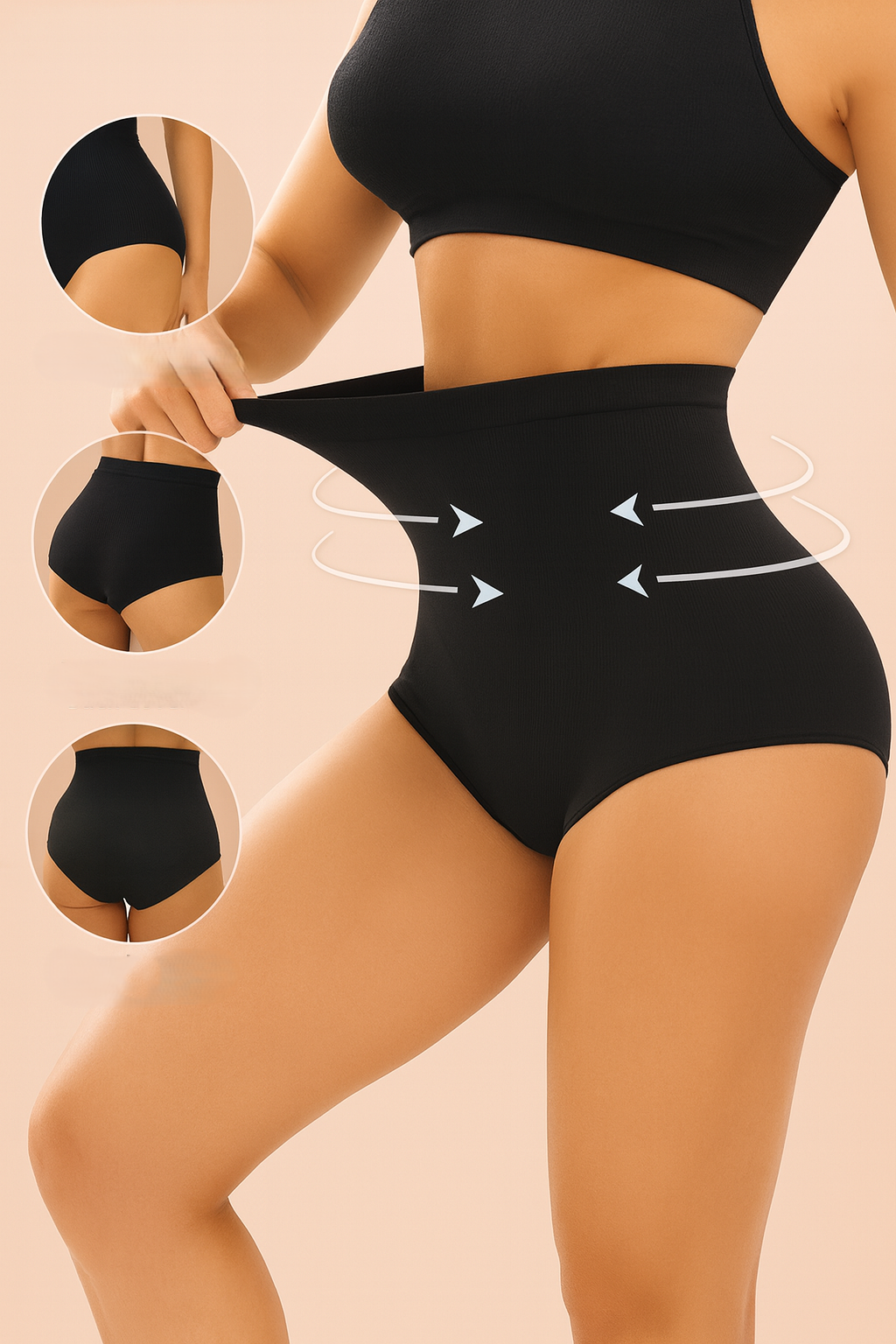 High-Waist Tummy-Control & Butt-Lifting Shapewear Briefs (3 Styles)