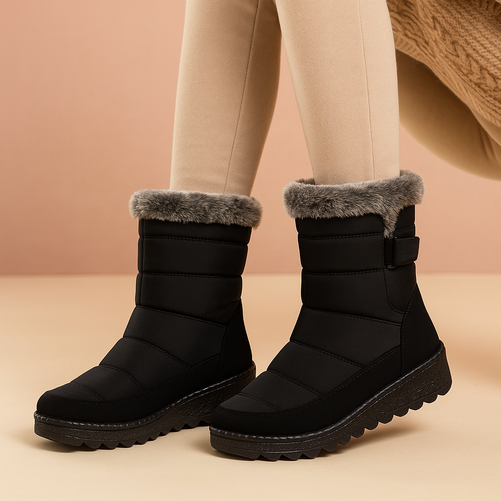 Women’s Warm Winter Boots – Waterproof, Insulated, Non-Slip Ankle Boots (2025)