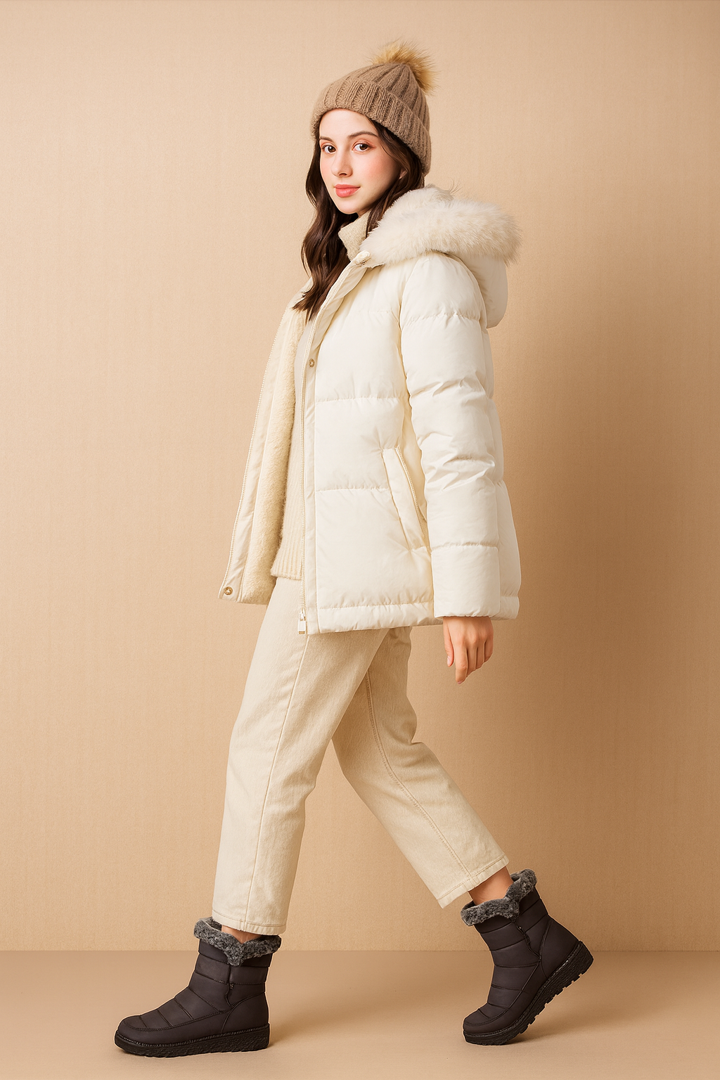 Women’s Warm Winter Boots – Waterproof, Insulated, Non-Slip Ankle Boots (2025)