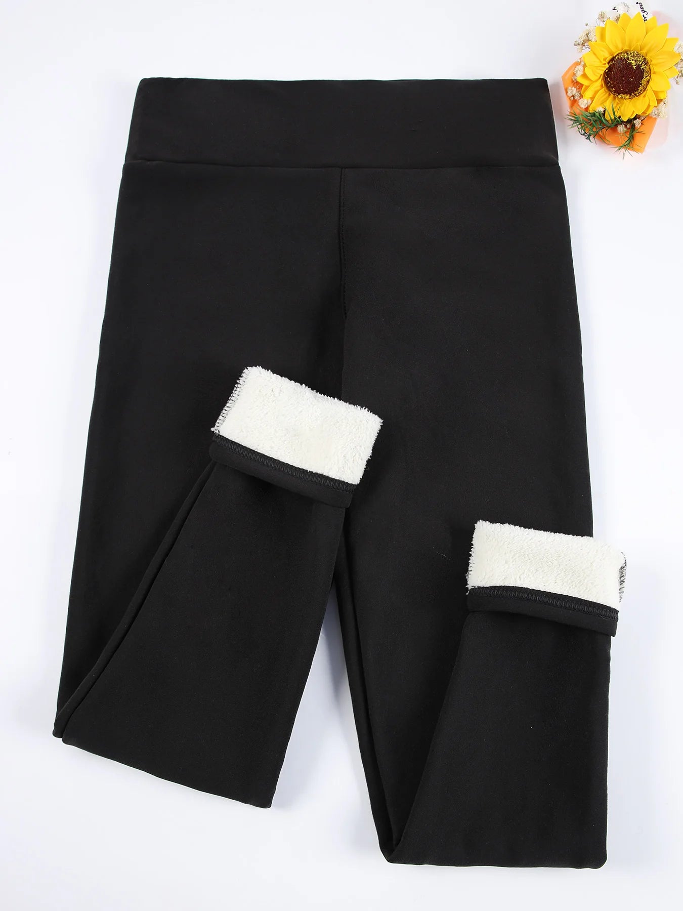 Fleece-Lined High-Waist Winter Leggings
