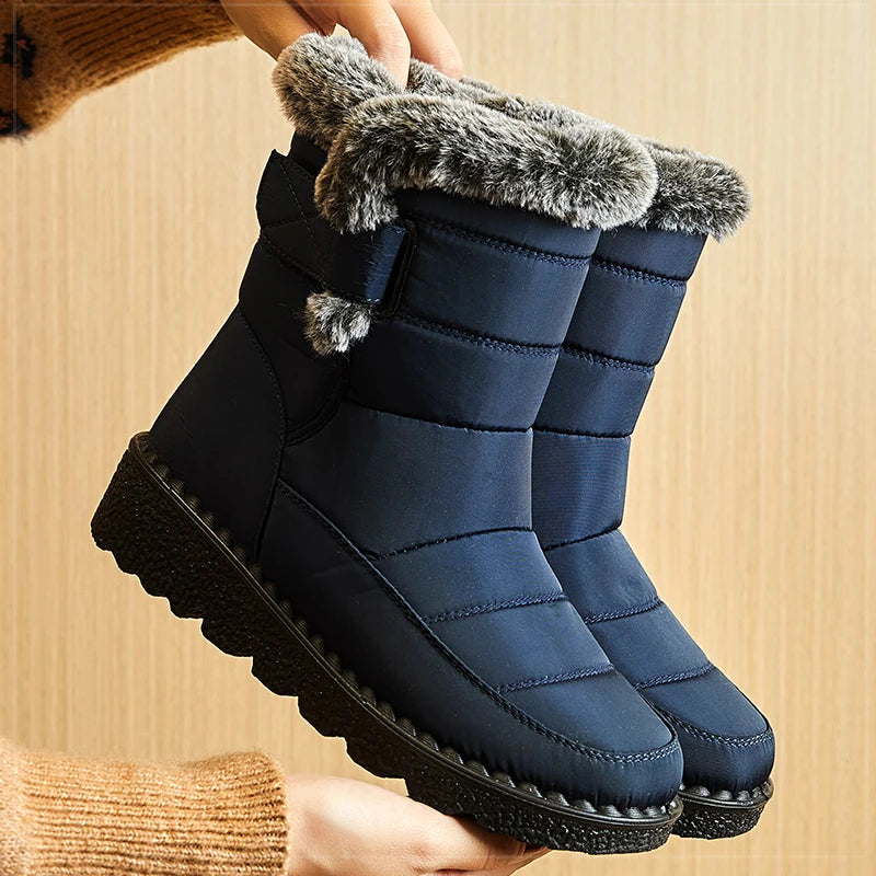 Women’s Warm Winter Boots – Waterproof, Insulated, Non-Slip Ankle Boots (2025)