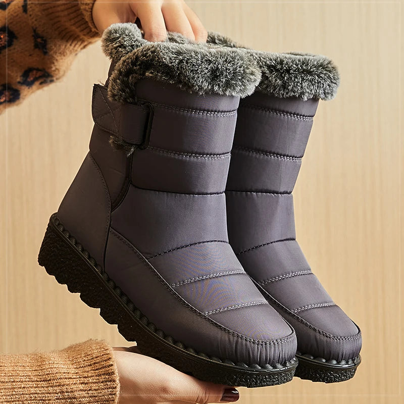 Women’s Warm Winter Boots – Waterproof, Insulated, Non-Slip Ankle Boots (2025)