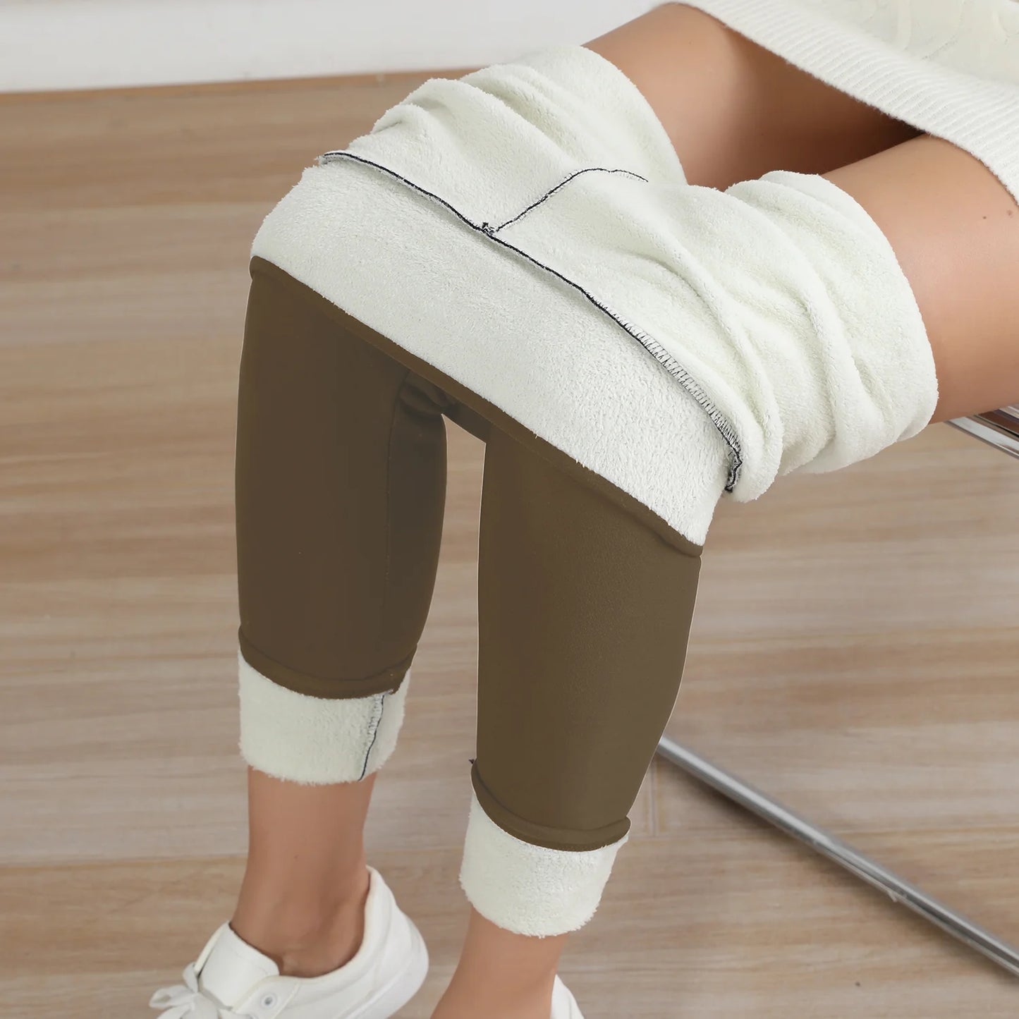 Fleece-Lined High-Waist Winter Leggings