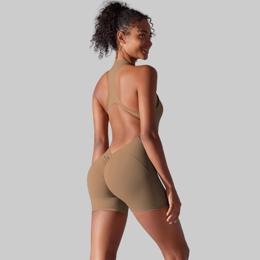 Sculpt Zip Yoga Bodysuit