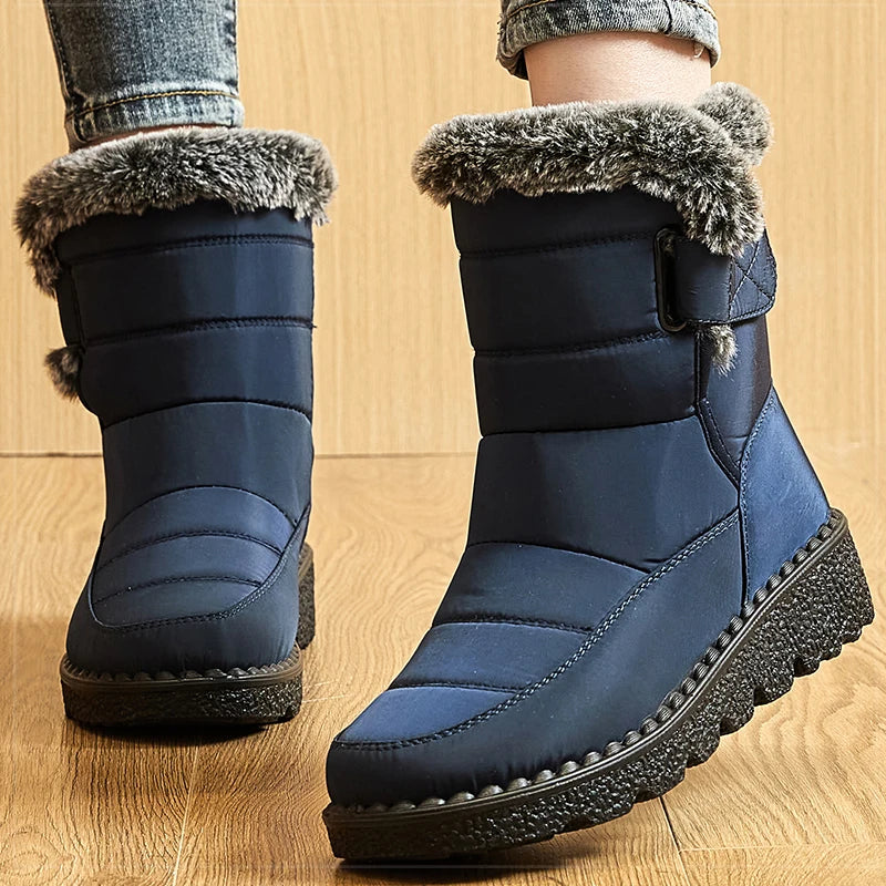 Women’s Warm Winter Boots – Waterproof, Insulated, Non-Slip Ankle Boots (2025)