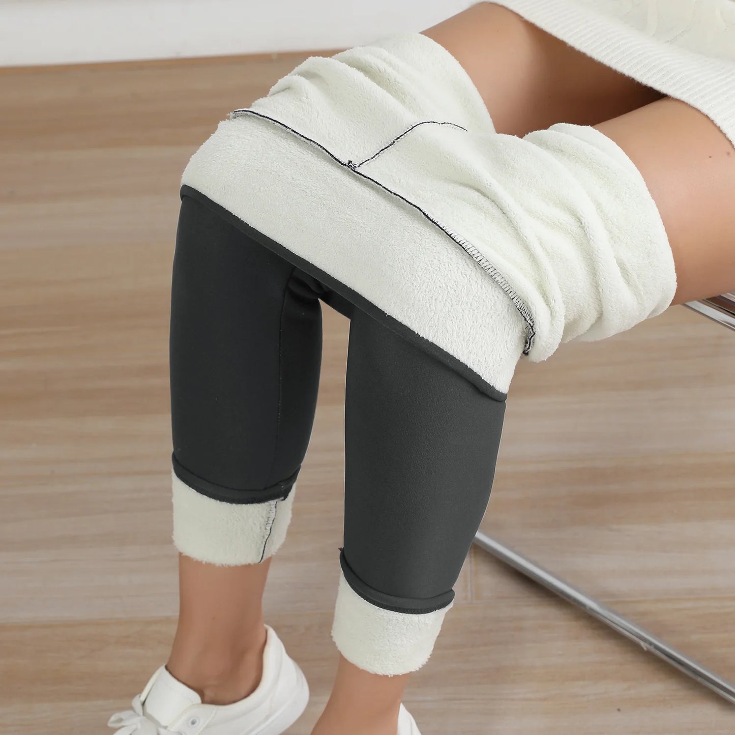 Fleece-Lined High-Waist Winter Leggings