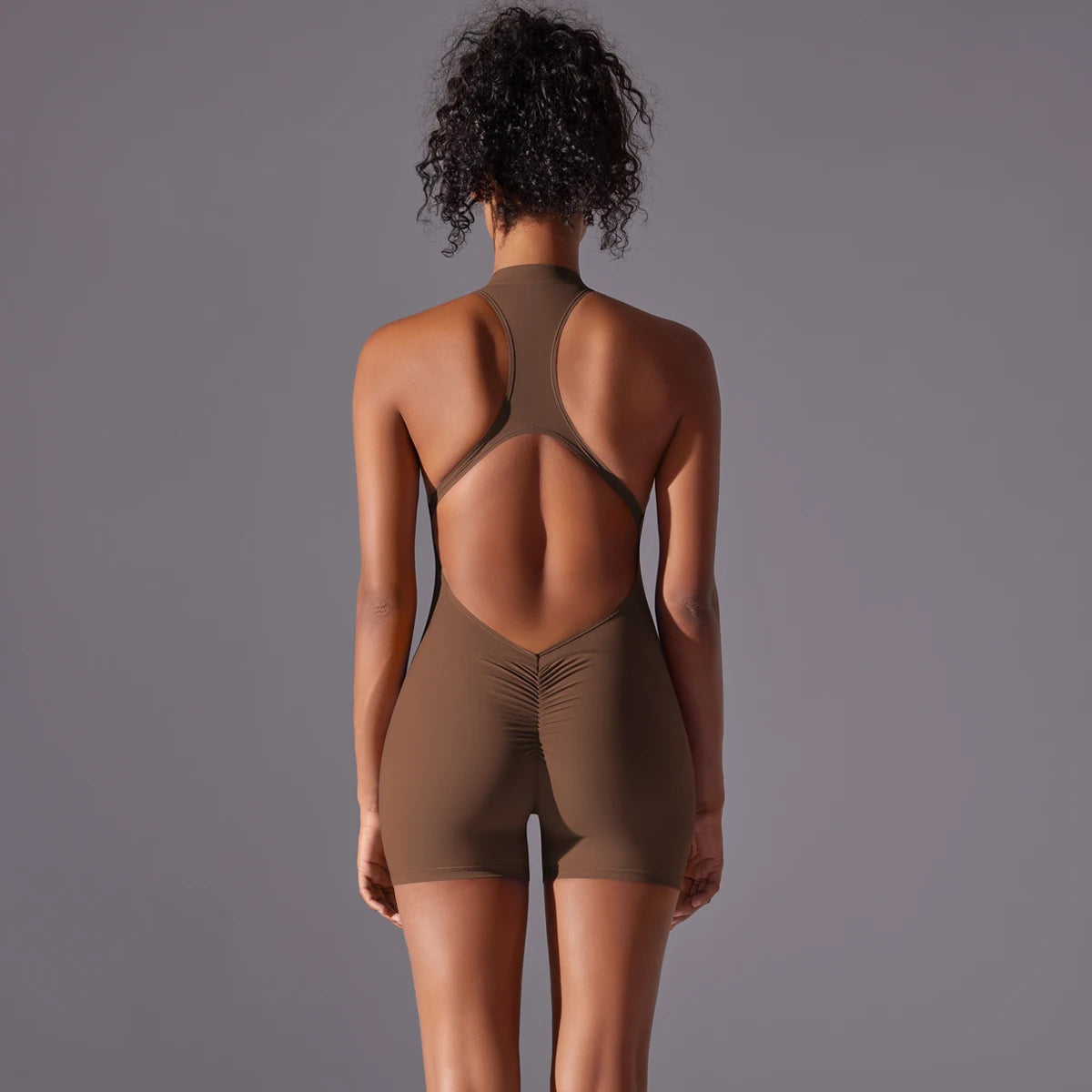 Sculpt Zip Yoga Bodysuit