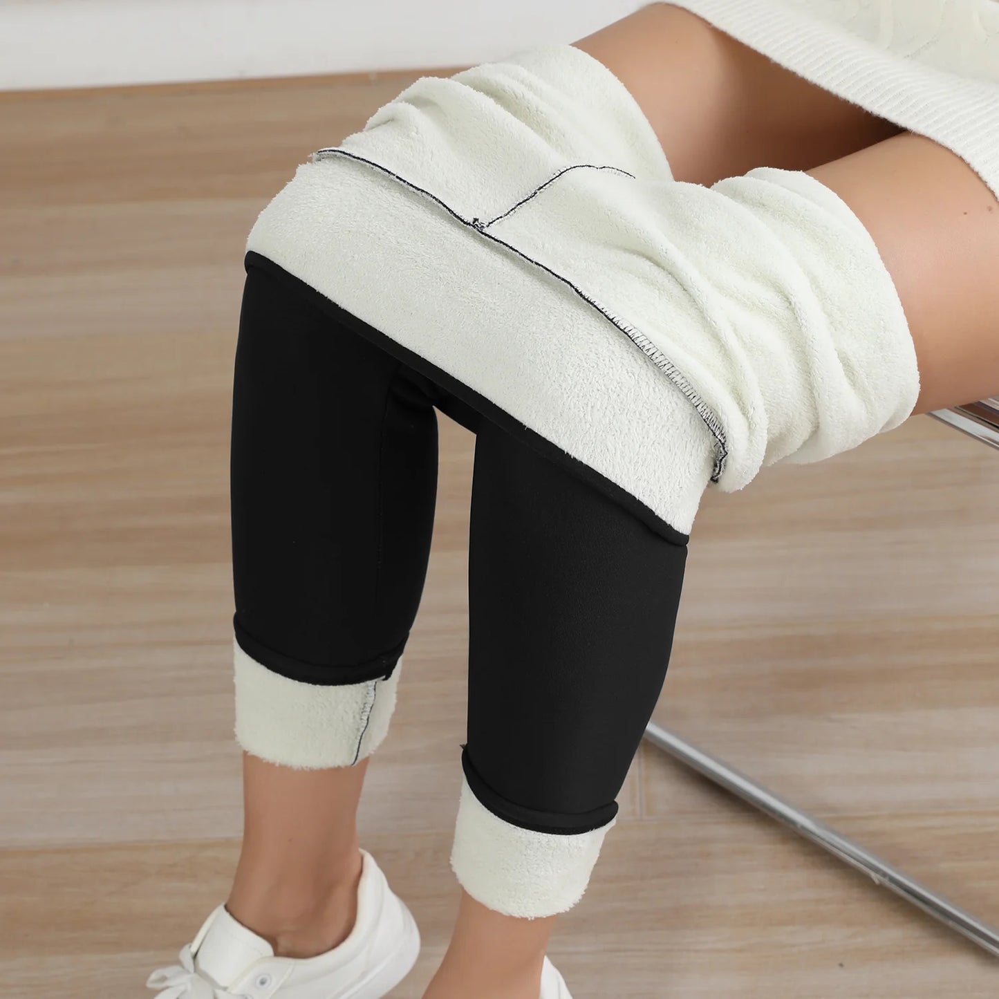 Fleece-Lined High-Waist Winter Leggings