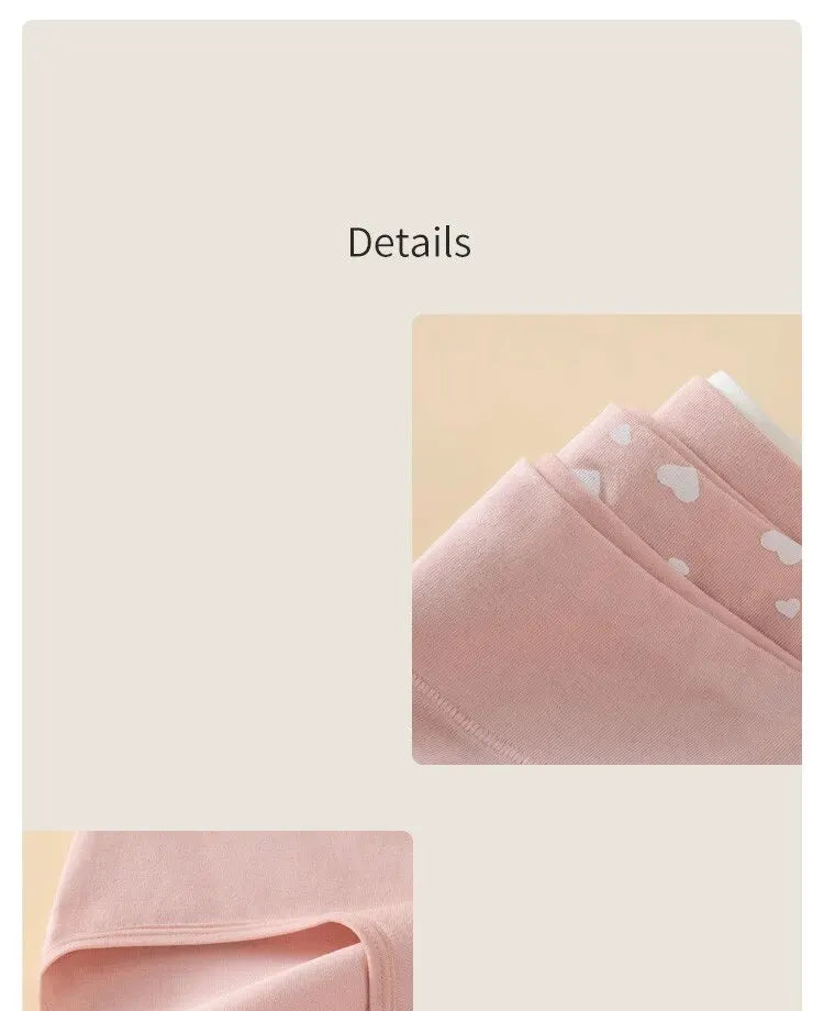 4-Pack High-Waist Cotton Women’s Briefs – Breathable, Fashion Print, Plus Size (M–5XL)