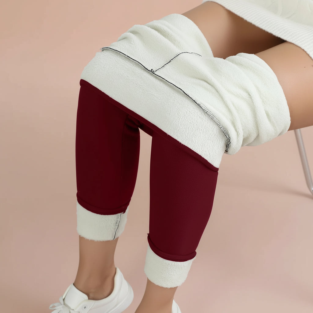 Fleece-Lined High-Waist Winter Leggings