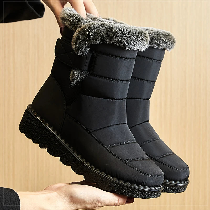 Women’s Warm Winter Boots – Waterproof, Insulated, Non-Slip Ankle Boots (2025)