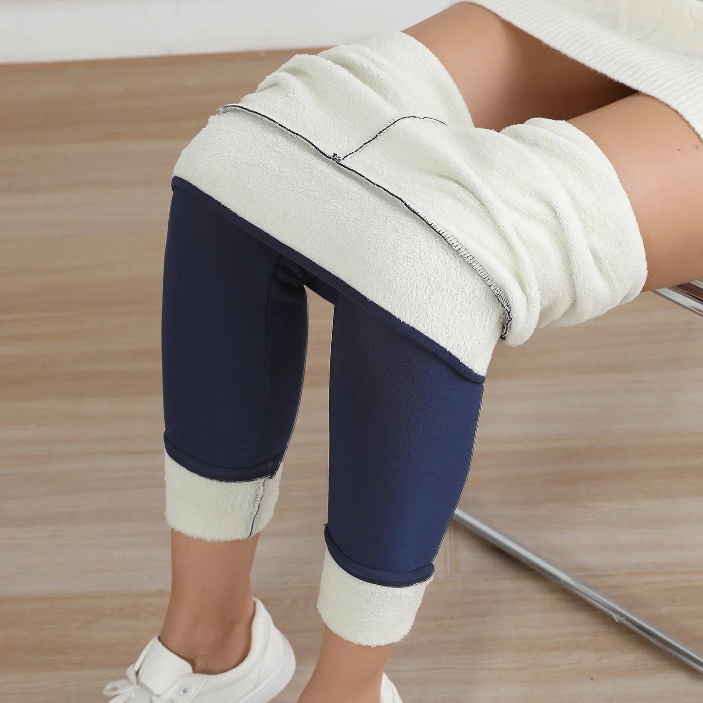 Fleece-Lined High-Waist Winter Leggings