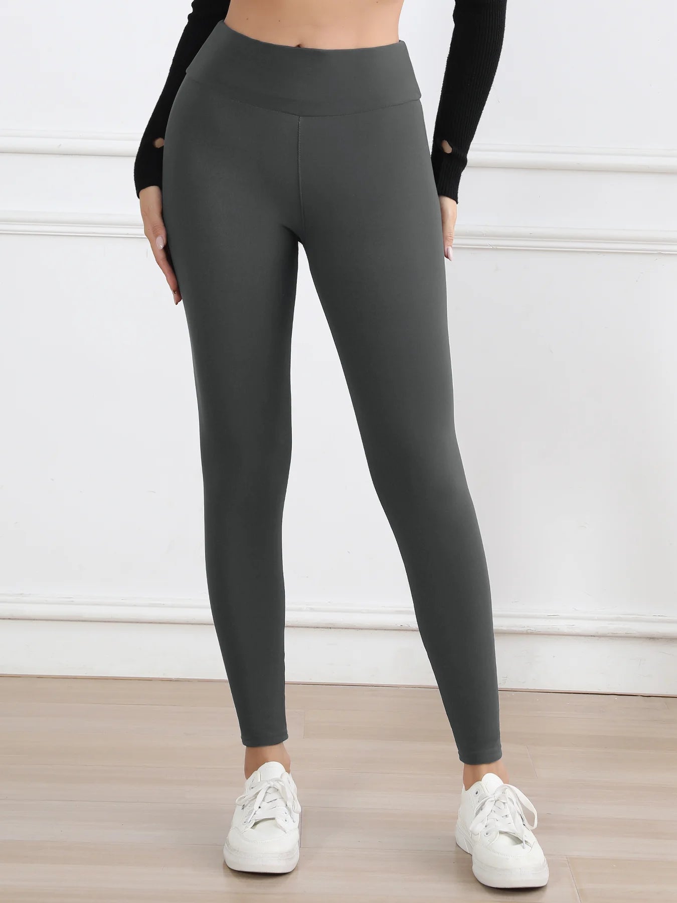 Fleece-Lined High-Waist Winter Leggings