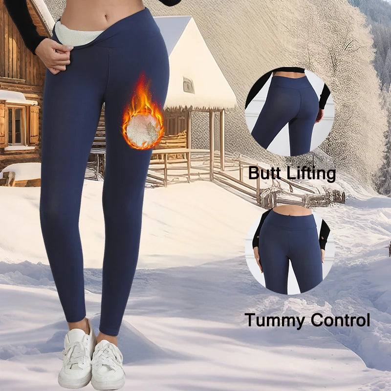 Fleece-Lined High-Waist Winter Leggings