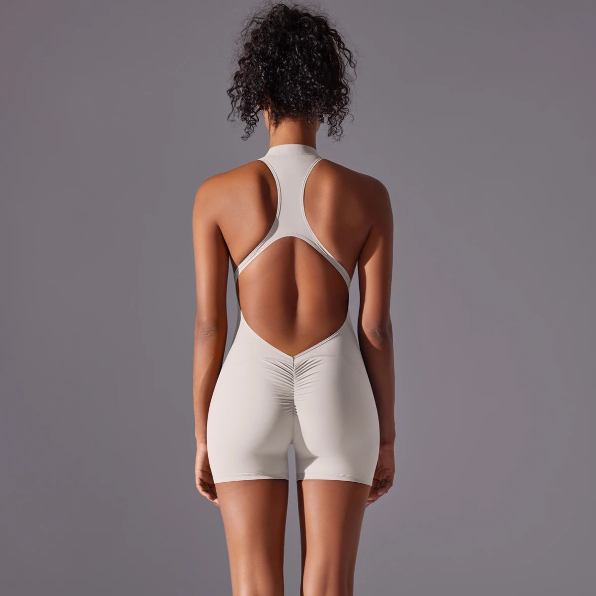 Sculpt Zip Yoga Bodysuit