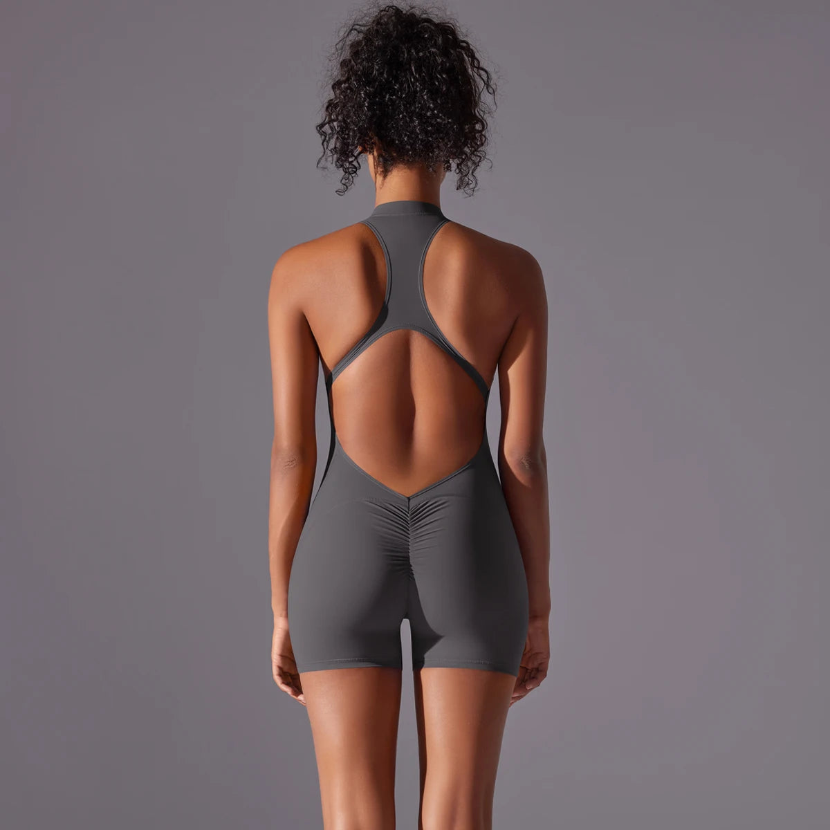 Sculpt Zip Yoga Bodysuit