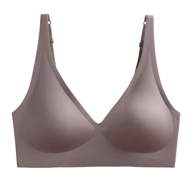 Seamless Wire-Free Bra – Padded, Push-Up & Adjustable