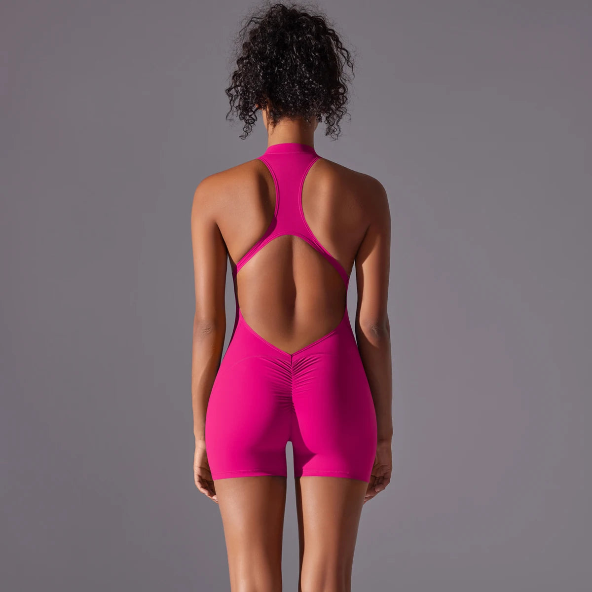 Sculpt Zip Yoga Bodysuit